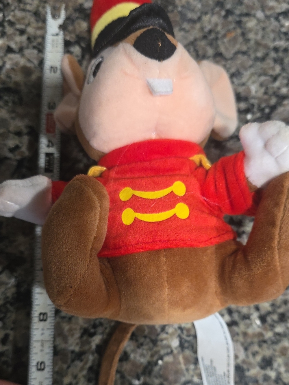 Vintage Disney Parks Dumbo Timoty Mouse Plush Stuffed Animal - Picture 4 of 4